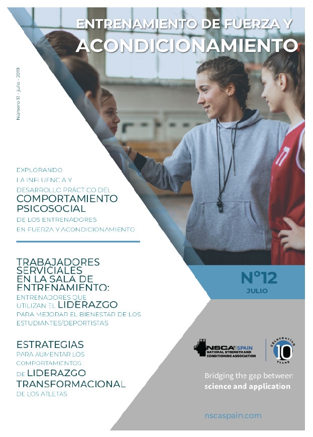Nº 12 Journal NSCA Spain: Entrenamiento de fuerza y acondicionamiento físico - Julio 2019
