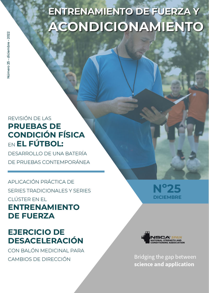 Nº 25 Journal NSCA Spain: Entrenamiento de Fuerza y Acondicionamiento Físico - Diciembre 2022